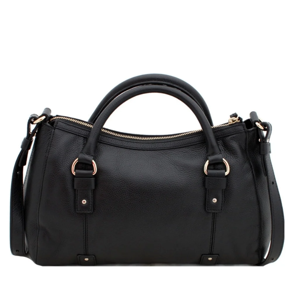 💎 kate spade NY Black Berkshire Road Bernie Convertible Satchel - Flawed Gem